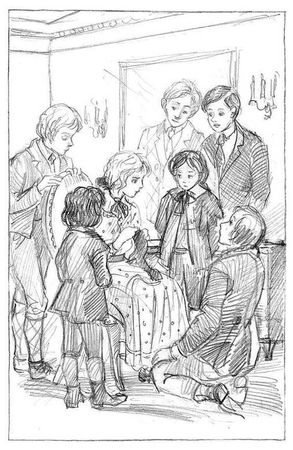 Луиза Мэй Олкотт - Роза и семь братьев