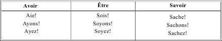 Грамматика французского языка в таблицах