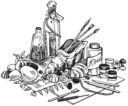 Светлана Ращупкина - Поделки из морских камешков и ракушек