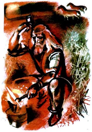 Самуэлла Фингарет - Скифы в остоконечных шапках (Художник В. Хвостов)