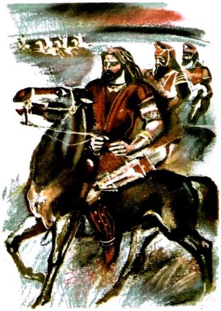 Самуэлла Фингарет - Скифы в остоконечных шапках (Художник В. Хвостов)