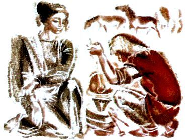 Самуэлла Фингарет - Скифы в остоконечных шапках (Художник В. Хвостов)