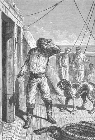 Жюль Верн - Пятнадцатилетний капитан ( илл.Мейер )