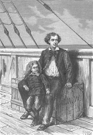 Жюль Верн - Пятнадцатилетний капитан ( илл.Мейер )