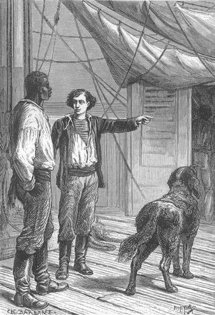 Жюль Верн - Пятнадцатилетний капитан ( илл.Мейер )