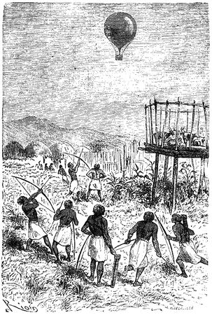 Жюль Верн - Пять недель на воздушном шаре