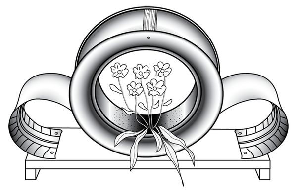 Юрий Подольский - Мебель и садовые украшения из автомобильной резины