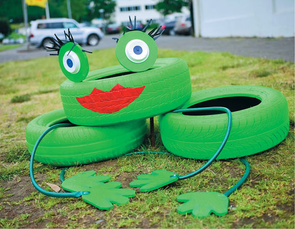 Юрий Подольский - Мебель и садовые украшения из автомобильной резины