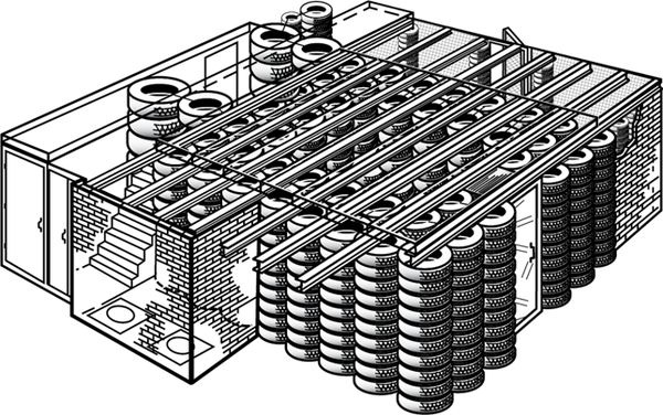 Юрий Подольский - Мебель и садовые украшения из автомобильной резины
