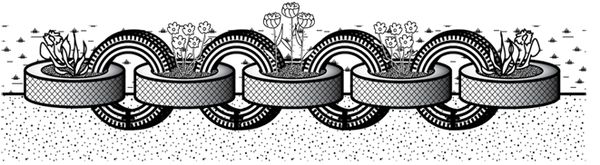 Юрий Подольский - Мебель и садовые украшения из автомобильной резины