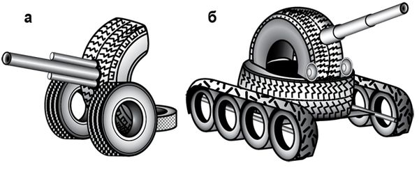 Юрий Подольский - Мебель и садовые украшения из автомобильной резины