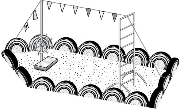 Юрий Подольский - Мебель и садовые украшения из автомобильной резины