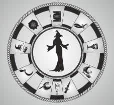 Дмитрий Невский, Барбара Моор - Модная ведьма.Таро ведьм