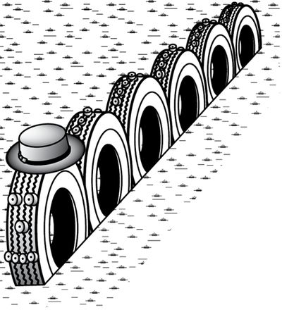 Юрий Подольский - Мебель и садовые украшения из автомобильной резины