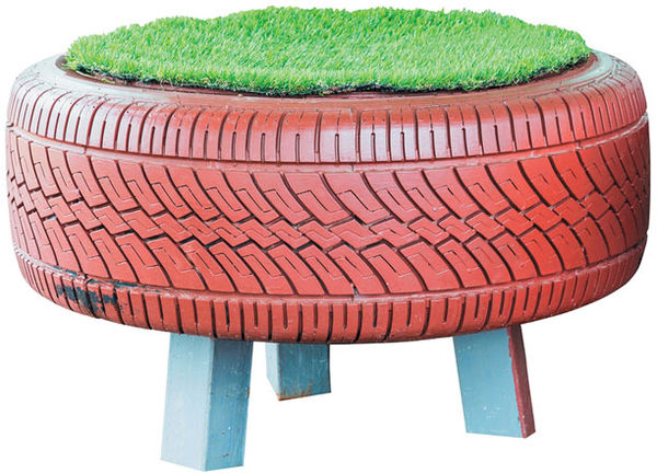 Юрий Подольский - Мебель и садовые украшения из автомобильной резины