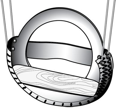 Юрий Подольский - Мебель и садовые украшения из автомобильной резины