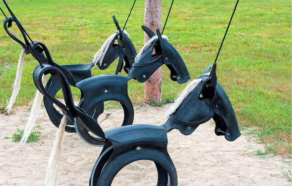 Юрий Подольский - Мебель и садовые украшения из автомобильной резины