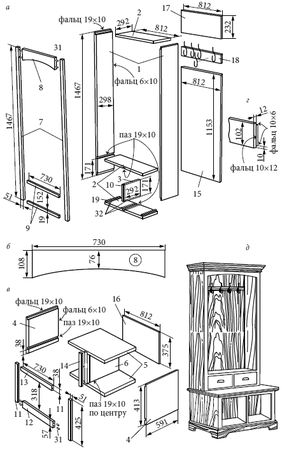 Юрий Подольский - Шкафы-купе, прихожие, горки, стенки, полки, комоды и другая...