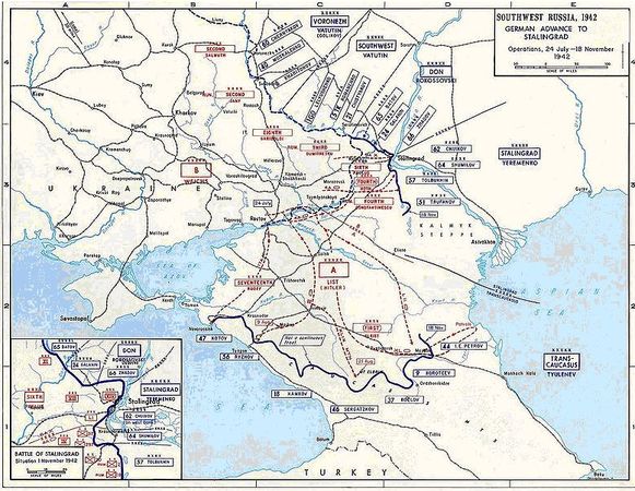 Владимир Побочный, Людмила Антонова - Сталинградская битва (оборона) и битва за...