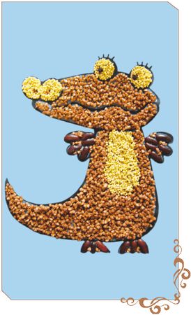 Елена Каминская - Мозаика из крупы и семян