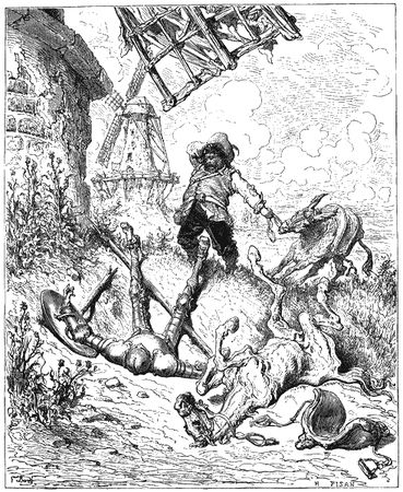 Мигель Сервантес Сааведра - Хитроумный идальго Дон Кихот Ламанчский. Часть 1