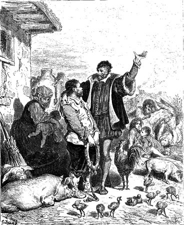 Мигель Сервантес Сааведра - Хитроумный идальго Дон Кихот Ламанчский. Часть 1