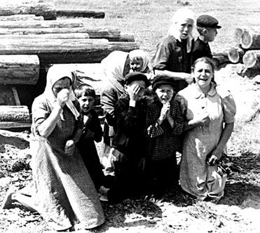 Владимир Побочный, Людмила Антонова - Предвоенные годы и первые дни войны