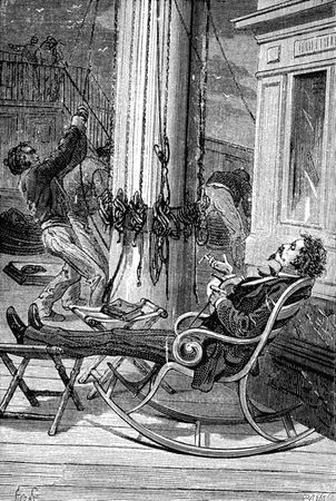 Жюль Верн - Плавающий город (ill. Férat)