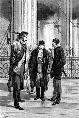 Жюль Верн - Плавающий город (ill. Férat)