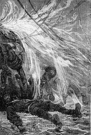 Жюль Верн - Плавающий город (ill. Férat)