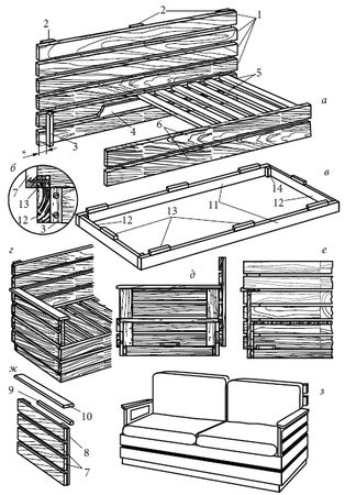 Юрий Подольский - Кровати, диваны, канапе, тумбочки, столики и другая мебель...