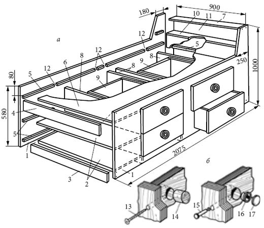 Юрий Подольский - Кровати, диваны, канапе, тумбочки, столики и другая мебель...