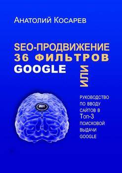 читать SEO-продвижение. 36 фильтров Google. Или руководство по вводу сайтов в топ-3 поисковой выдачи Google