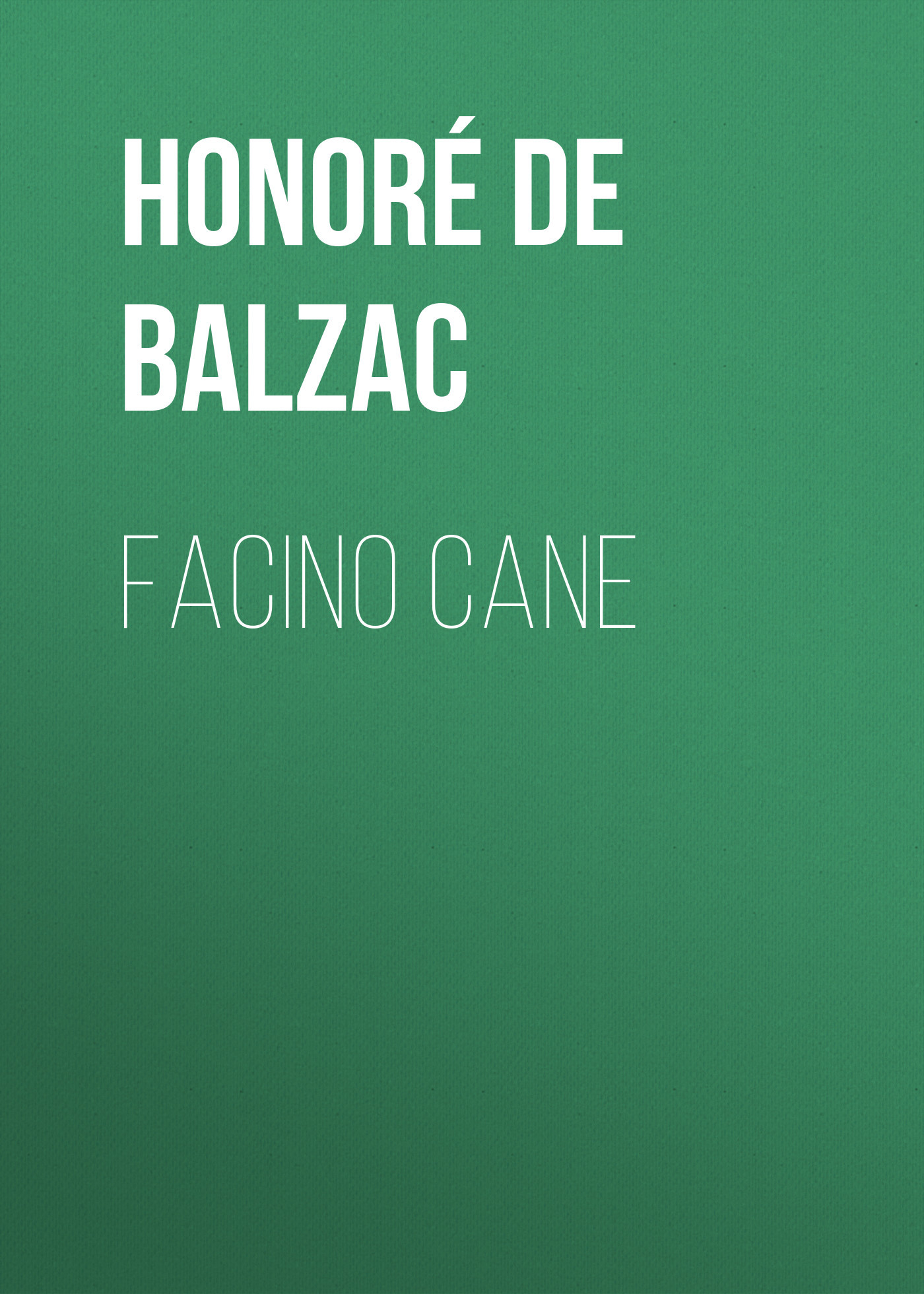 читать Facino Cane