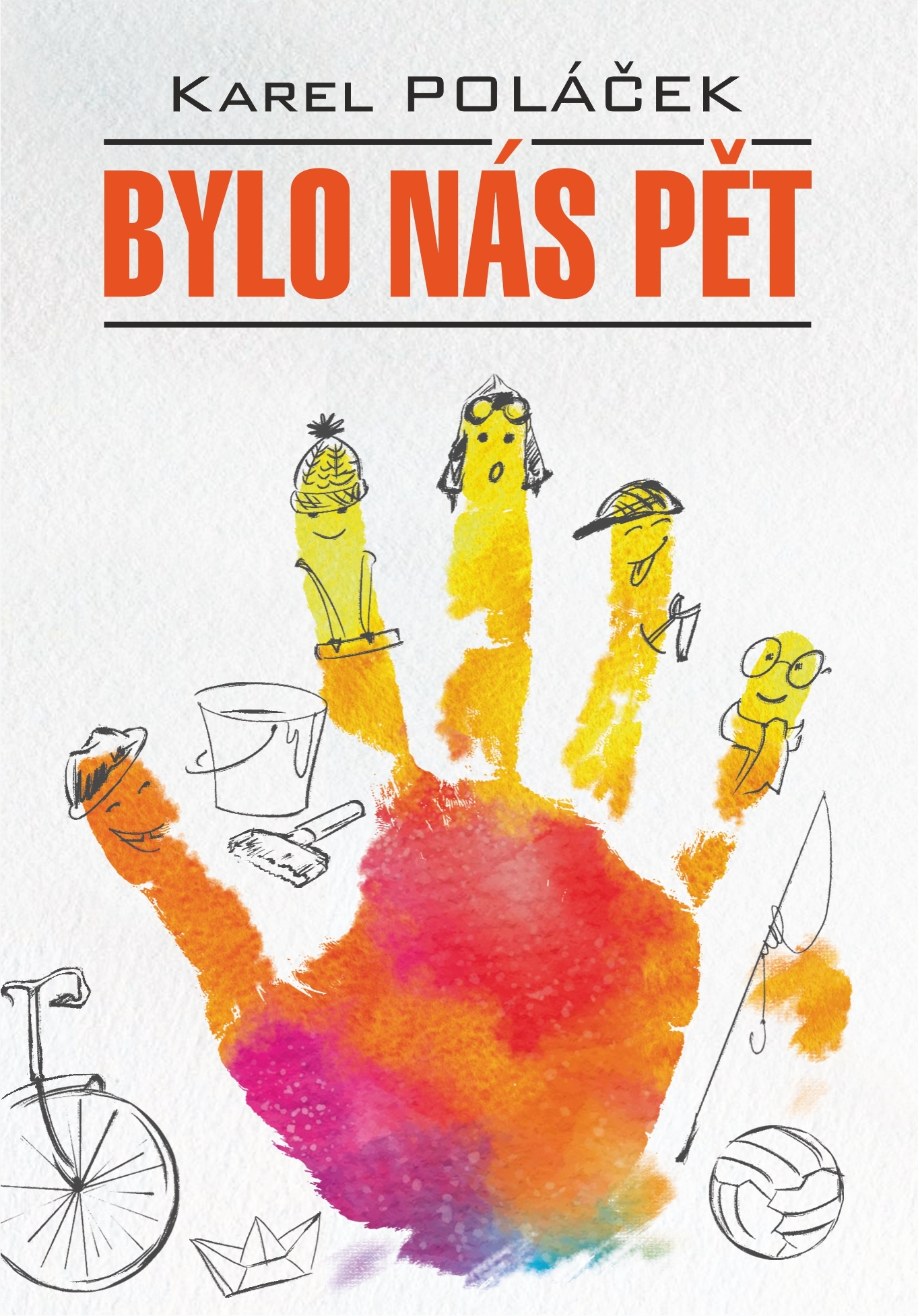 читать Bylo nás pět / Нас было пятеро. Гедвика и Людвик. Книга для чтения на чешском языке