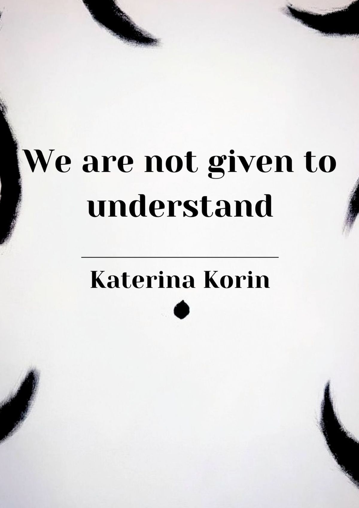 читать We are not given to understand