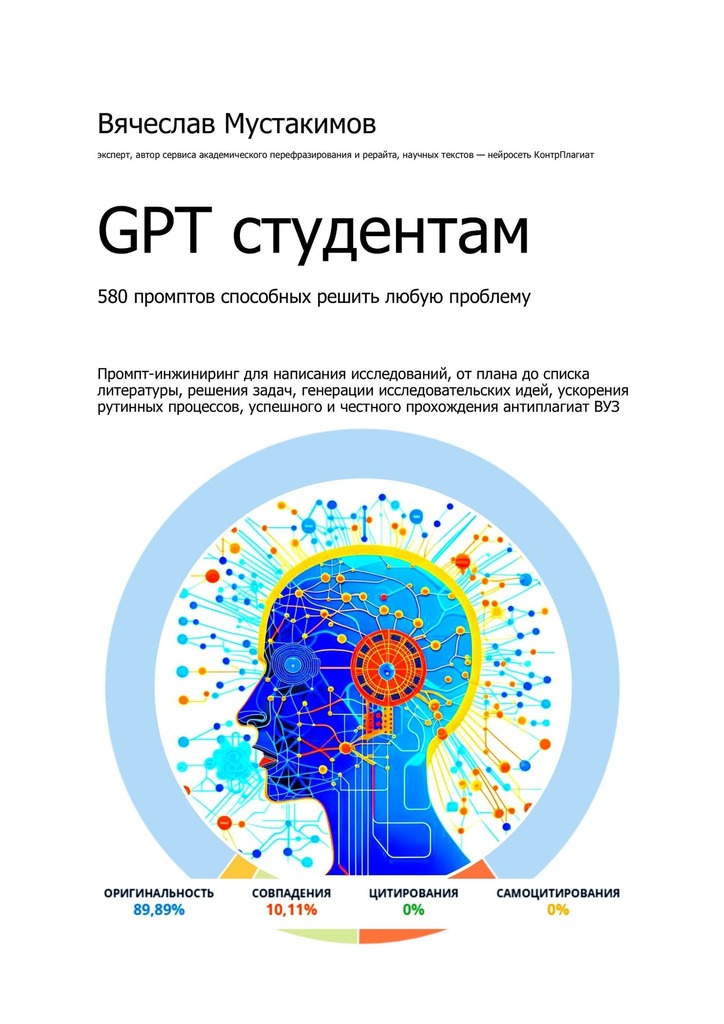 читать GPT студентам. 580 промптов способных решить любую проблему. Промпт-инжиниринг для написания исследований, от плана до списка литературы, решения задач, генерации исследовательских идей, ускорения рутинных процессов, успешного и честного прохождения антиплагиат вуз