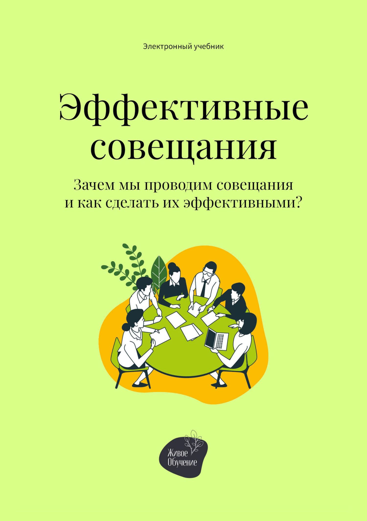 читать Эффективные совещания. Зачем мы проводим совещания и как сделать их эффективными?