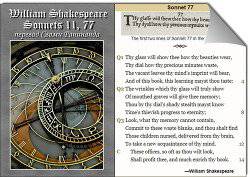 читать Уильям Шекспир Сонеты 11, 77,  литературный перевод Свами Ранинанда