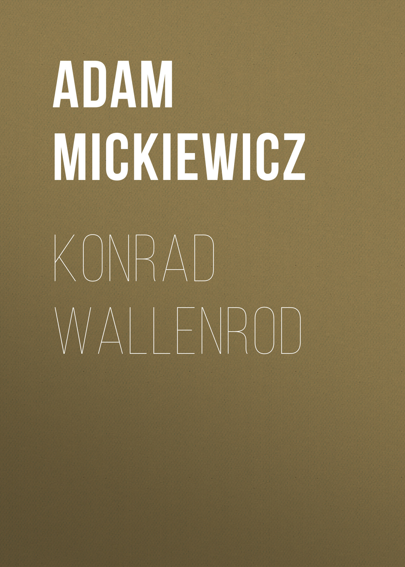 читать Konrad Wallenrod