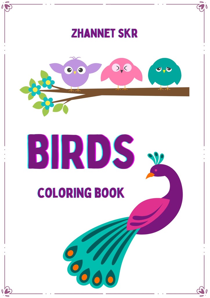 читать Birds. Coloring Book