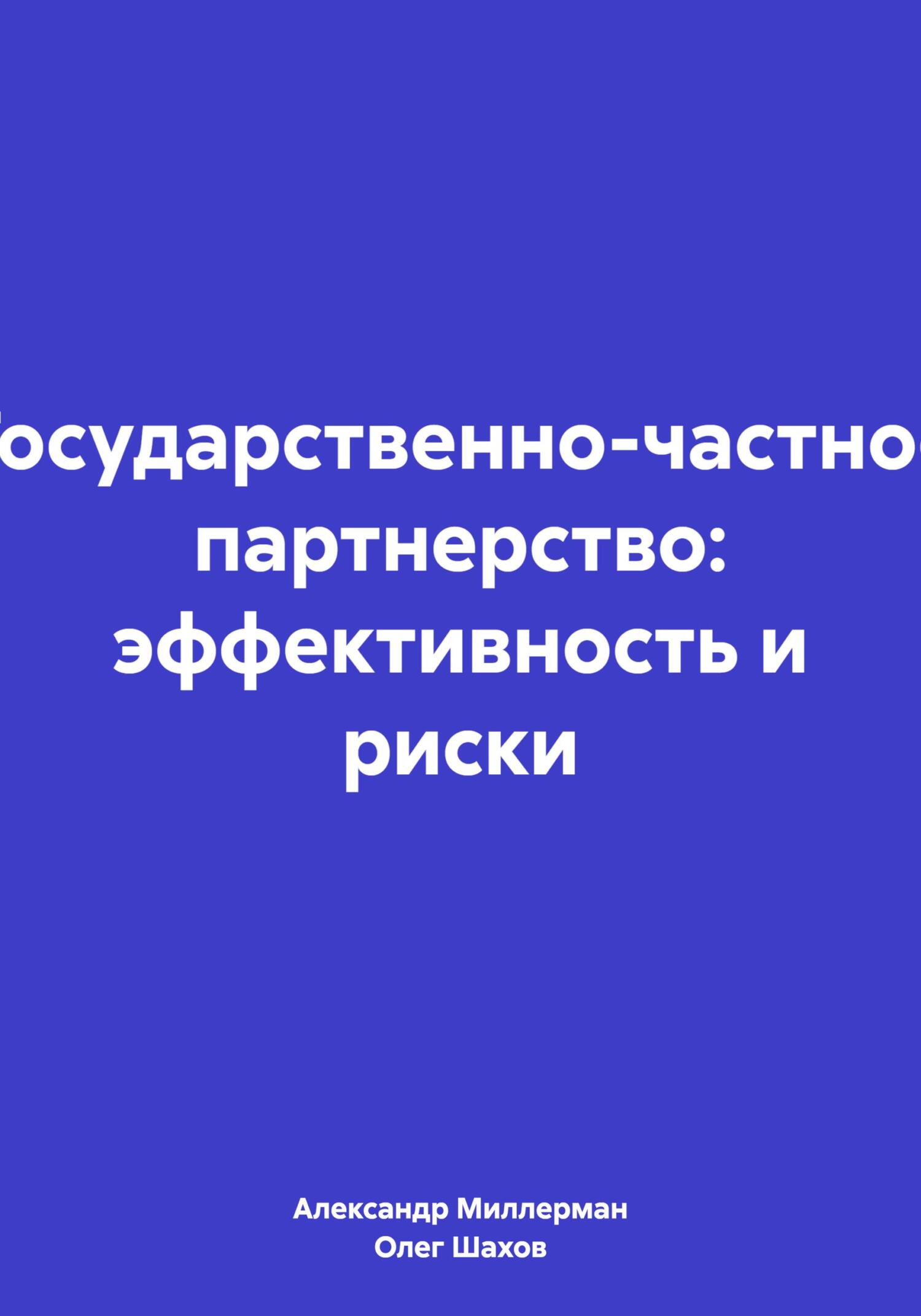читать Государственно-частное партнерство: эффективность и риски