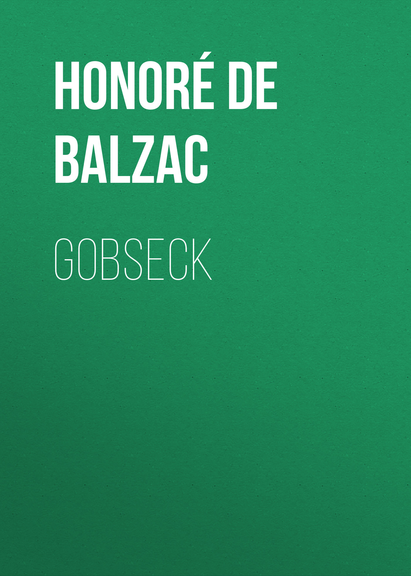 читать Gobseck