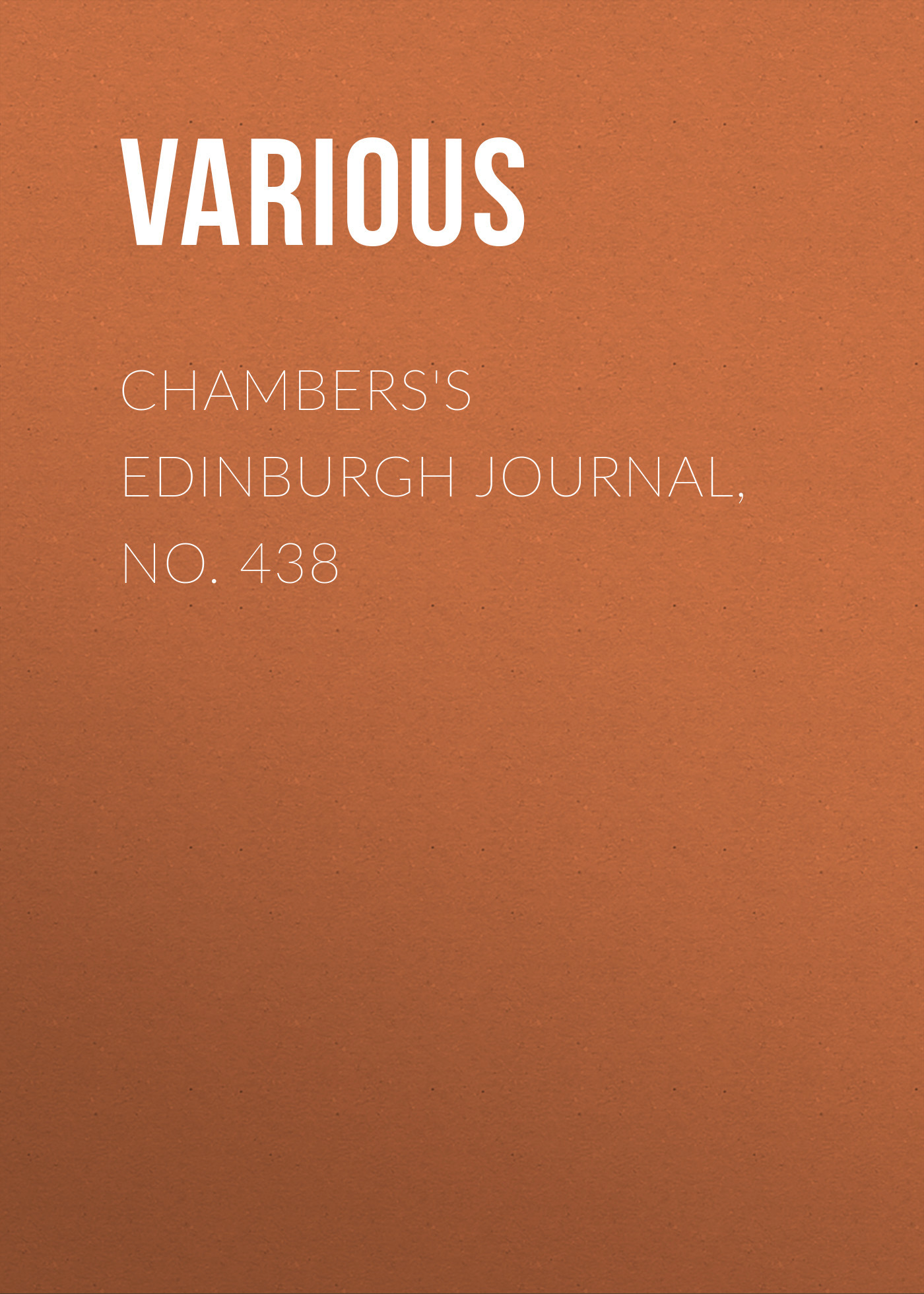 читать Chambers's Edinburgh Journal, No. 438