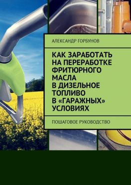 читать Как заработать на переработке фритюрного масла в дизельное топливо в «гаражных» условиях. Пошаговое руководство