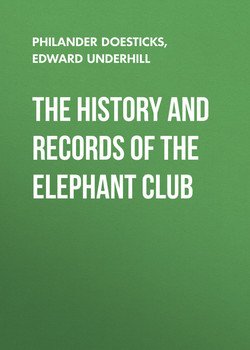 читать The History and Records of the Elephant Club