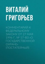 читать Комментарий к Федеральному закону от 27 мая 1996 г.  57-ФЗ «О государственной охране» (постатейный)