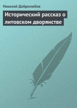 читать Исторический рассказ о литовском дворянстве