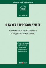 читать Комментарий к Федеральному закону от 21 ноября 1996 г.  129-ФЗ «О бухгалтерском учете» (постатейный)