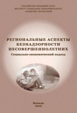читать Региональные аспекты безнадзорности несовершеннолетних. Социально-экономический подход